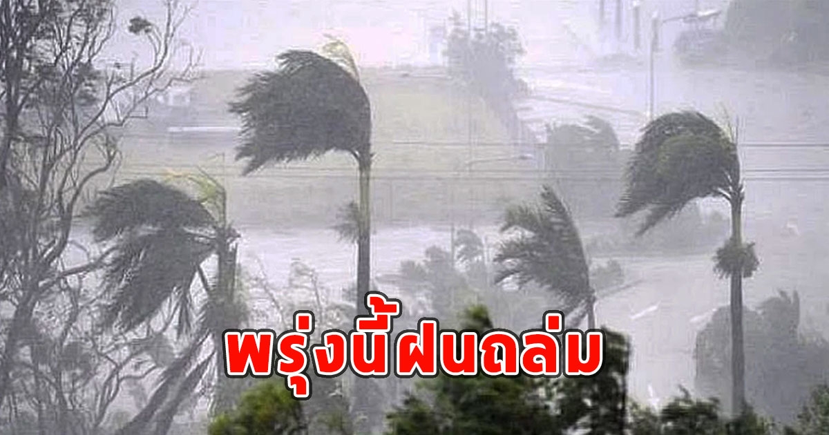 พรุ่งนี้ฝนถล่ม เตือนจังหวัดรับมือ