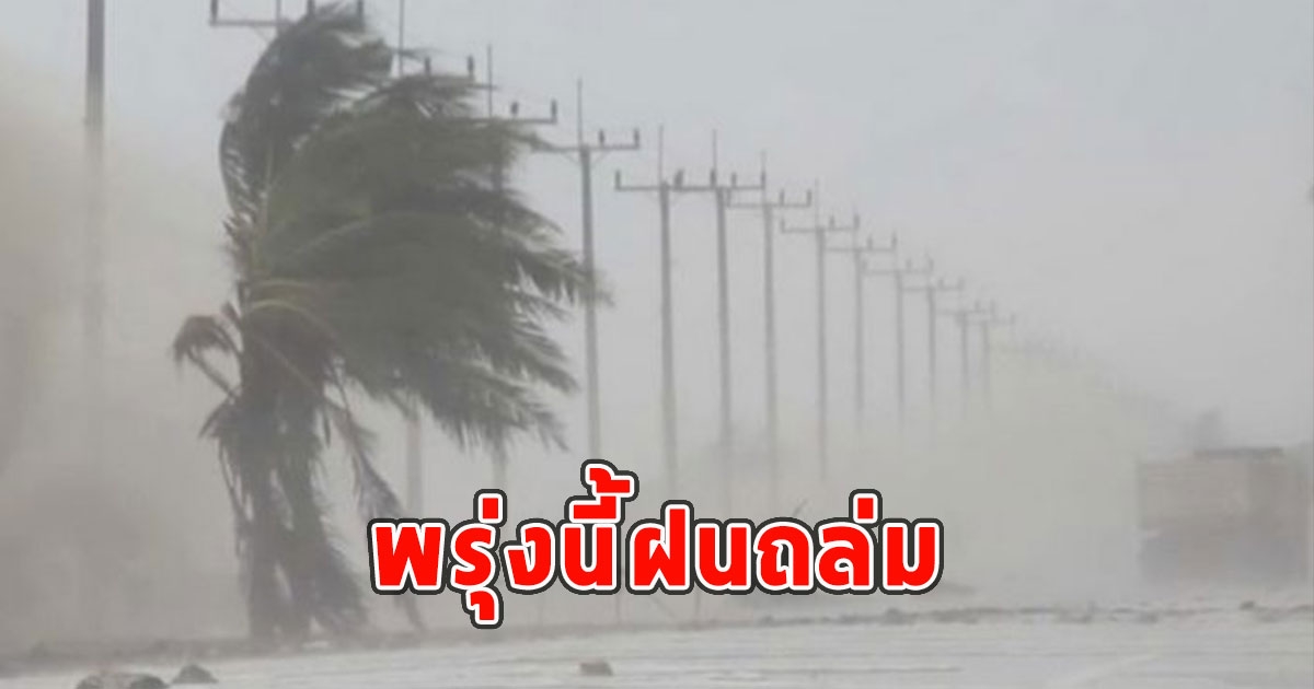 พรุ่งนี้ฝนถล่ม เตือนจังหวัดรับมือ