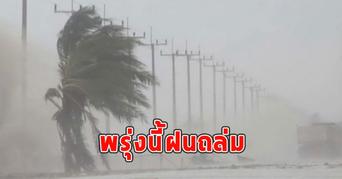 พรุ่งนี้ฝนถล่ม เตือนจังหวัดรับมือ
