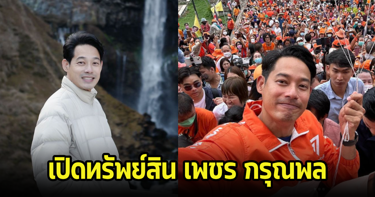 เปิดทรัพย์สิน เพชร กรุณพล จากดาราสู่ สส.ก้าวไกล พร้อมเผยเงินเดือนสมัยแรก