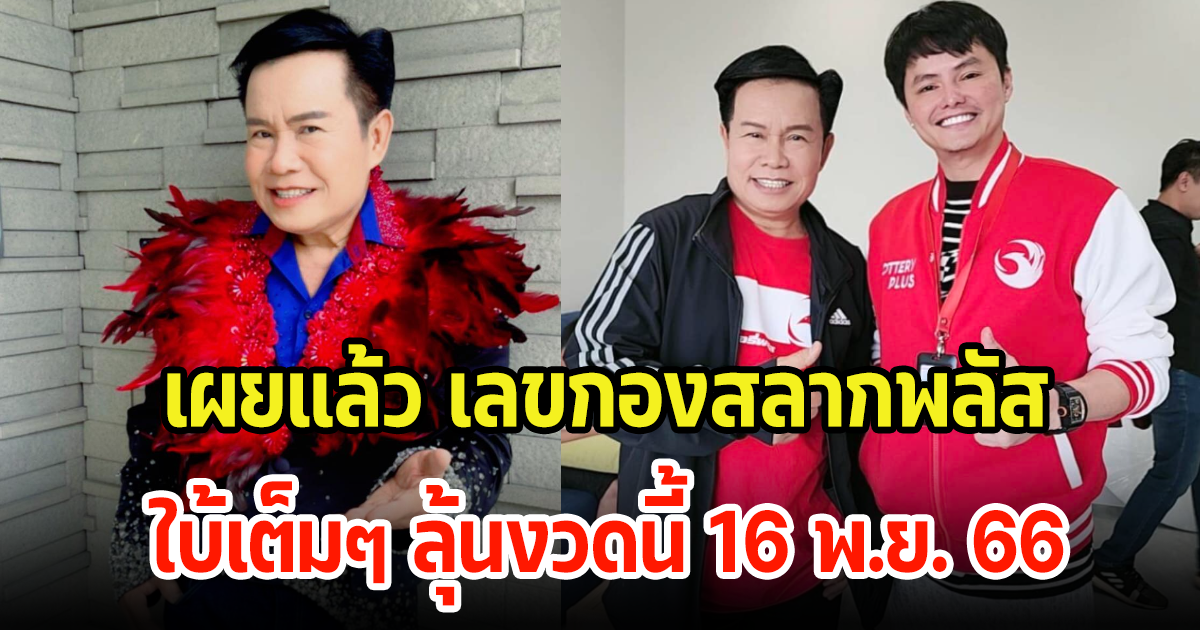 มนต์สิทธิ์ คำสร้อย ใบ้เต็มๆเลขกองสลากพลัส งวดนี้มาแน่ 16 พ.ย. 66