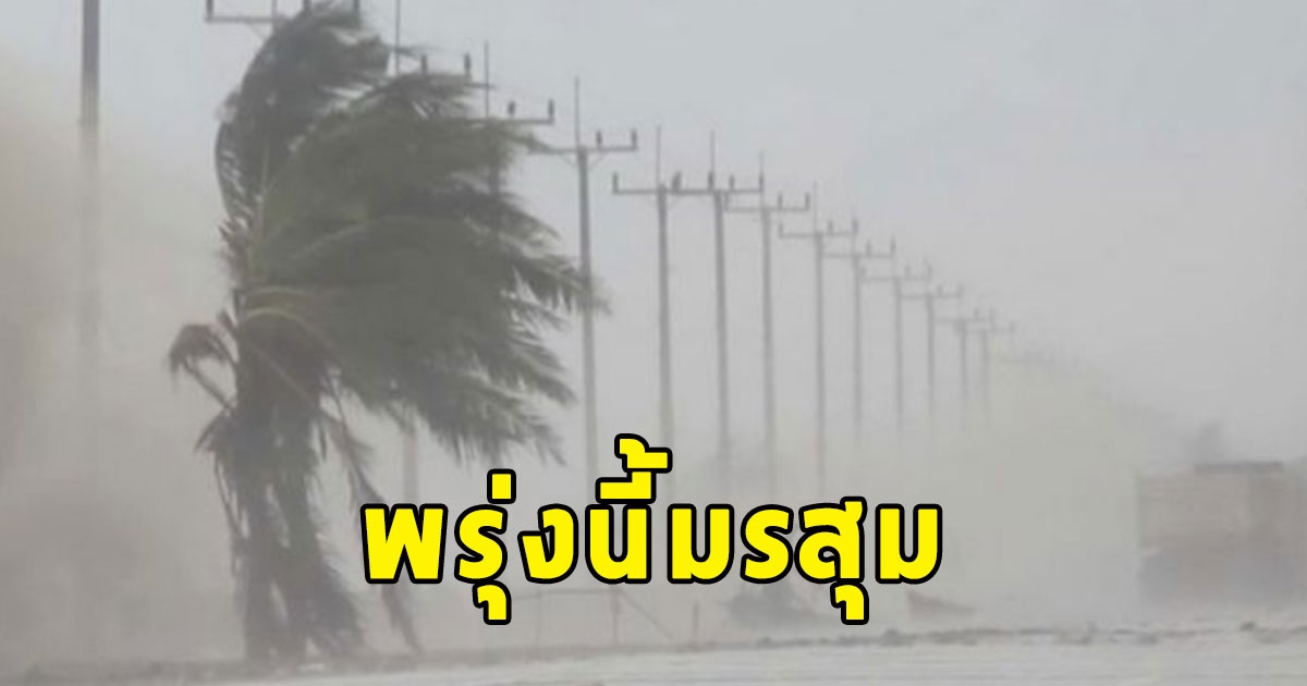 พรุ่งนี้มรสุม เตือนจังหวัดรับมือฝนฟ้าคะนอง