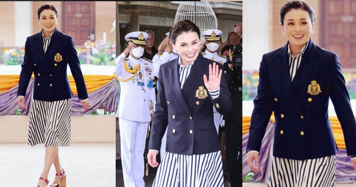 พระสิริโฉมงดงาม พระราชินีฉลองพระองค์สูทและฉลองพระองค์สากล