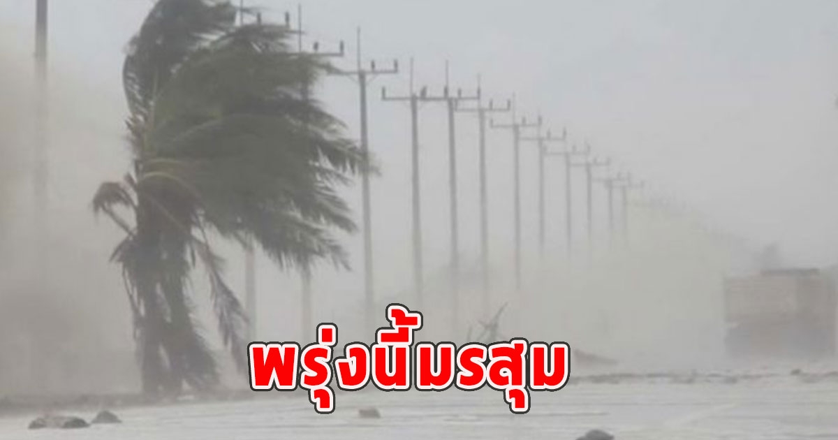 พรุ่งนี้มรสุม เตือนจังหวัดรับมือฝนฟ้าคะนอง