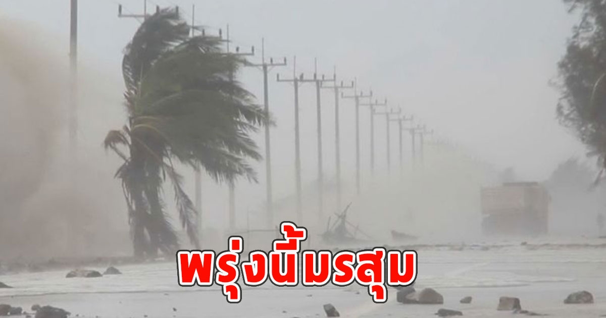 พรุ่งนี้มรสุม เตือนจังหวัดรับมือฝนฟ้าคะนอง