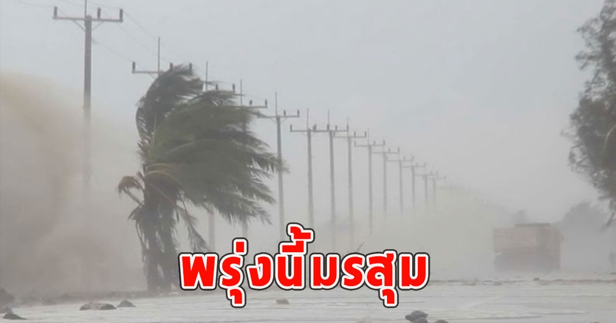 พรุ่งนี้มรสุม เตือนจังหวัดรับมือฝนฟ้าคะนอง