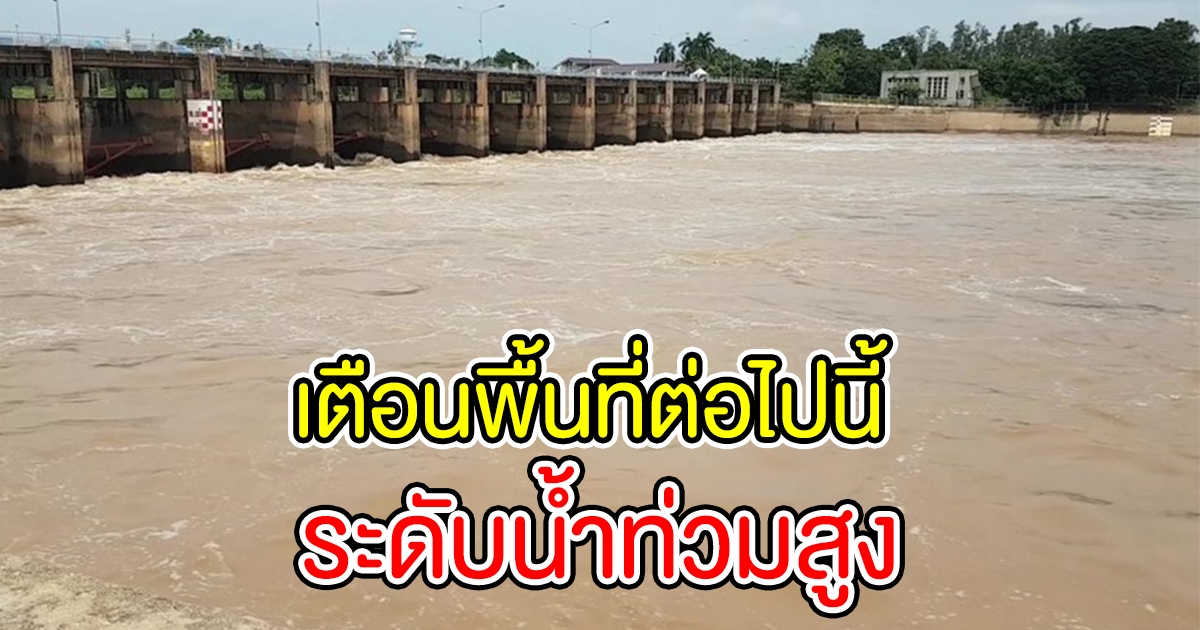 ประกาศฉบับ 47 เตือนเฝ้าระวัง ระดับแม่น้ำป่าสัก-เจ้าพระยา 4 จังหวัดน้ำเพิ่มสูง