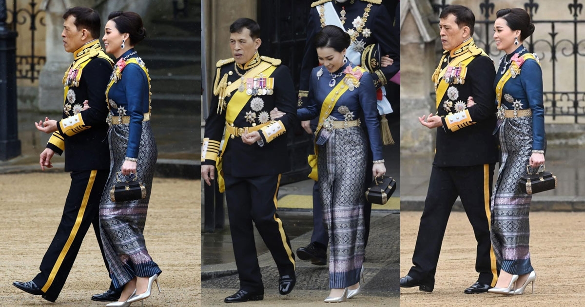 พระราชินีสุทิดา ในฉลองพระองค์ชุดไทย พระสิริโฉมสง่างาม