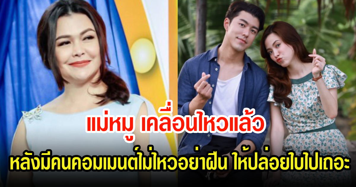 แม่หมู พิมพ์ผกา เคลื่อนไหวแล้ว หลังมีชาวเน็ตคอมเมนต์ว่าไม่ไหวอย่าฝืน ให้ปล่อยใบเฟิร์นไปเถอะ