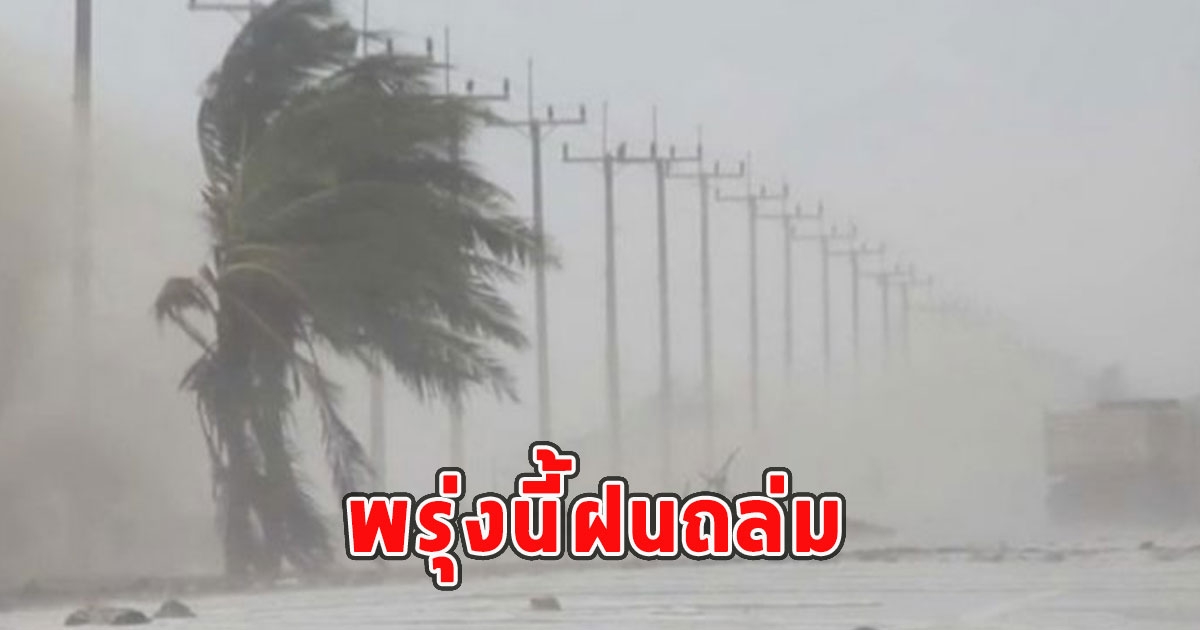 พรุ่งนี้ฝนถล่ม เตือนจังหวัดรับมือ