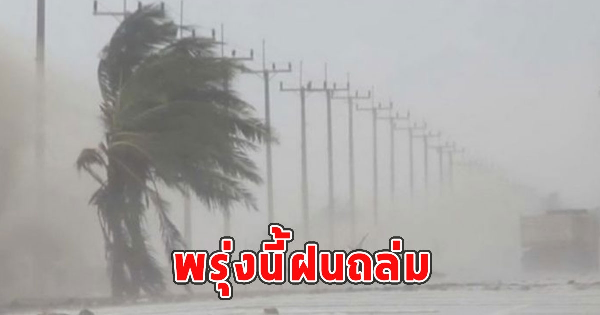 พรุ่งนี้ฝนถล่ม เตือนจังหวัดรับมือ