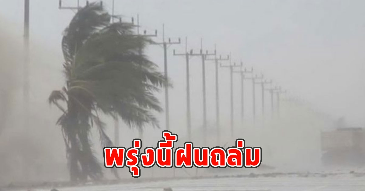 พรุ่งนี้ฝนถล่ม เตือนจังหวัดรับมือ