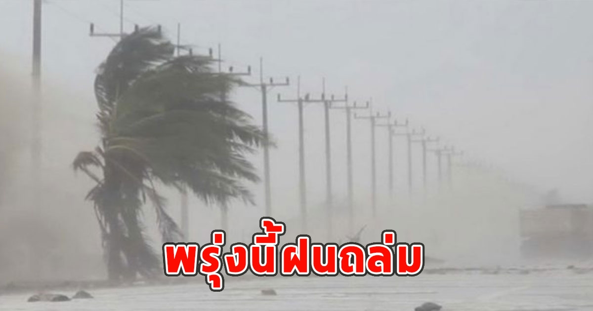 พรุ่งนี้ฝนถล่ม เตือนจังหวัดรับมือ