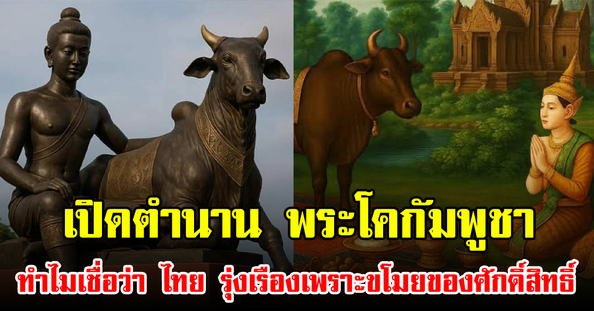 เปิดตำนาน พระโคกัมพูชา ทำไมเชื่อว่า ไทย รุ่งเรืองเพราะขโมยของศักดิ์สิทธิ์