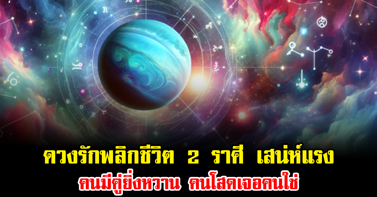 อาจารย์ธนกร ทำนายดวงรักพลิกชีวิต 2 ราศี เสน่ห์แรง คนมีคู่ยิ่งหวาน คนโสดเจอคนใช่