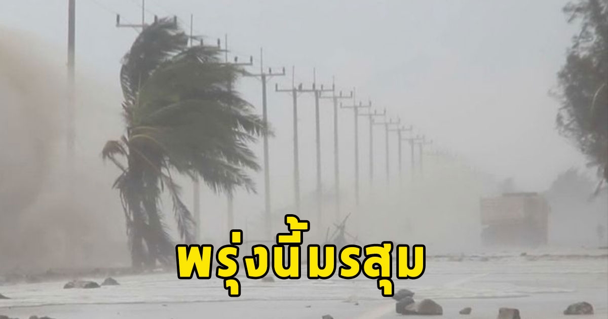 พรุ่งนี้มรสุม เตือนจังหวัดรับมือฝนฟ้าคะนอง