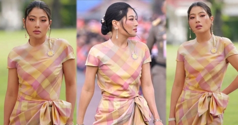 ทรงพระสิริโฉม เจ้าฟ้าสิริวัณณวรี ฉลองพระองค์ในชุดผ้าไทยร่วมงานสำคัญ