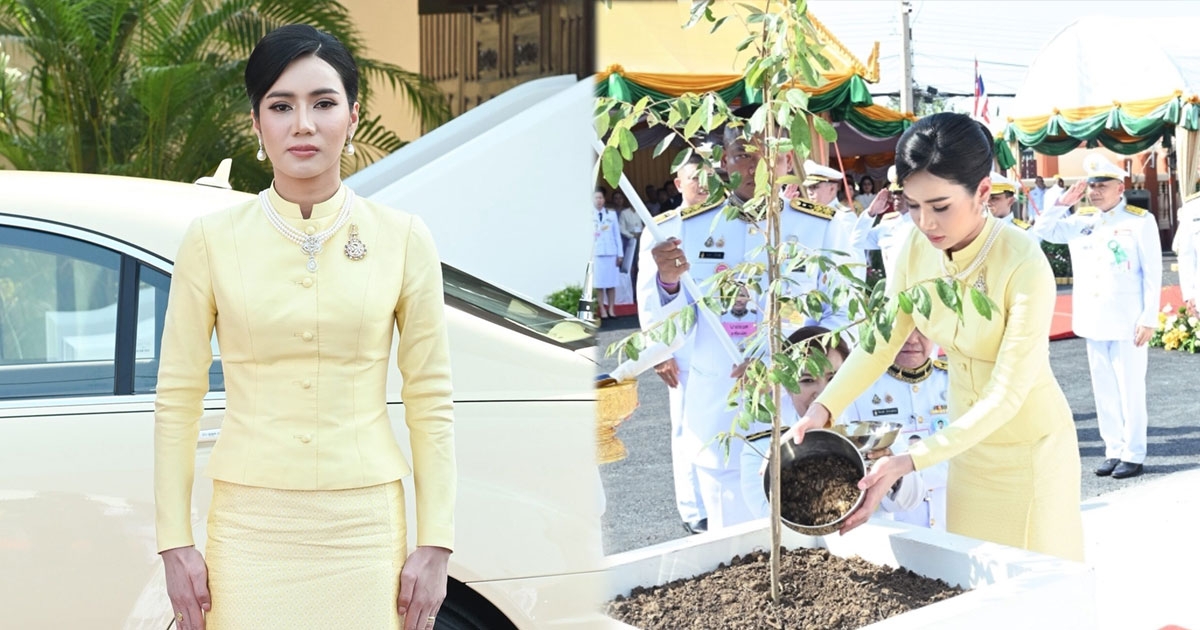 ในหลวงโปรดเกล้าฯ คุณหญิงชยุตรา เป็นผู้แทนพระองค์ไปในพิธียกช่อฟ้าหอสวดมนต์ฯ