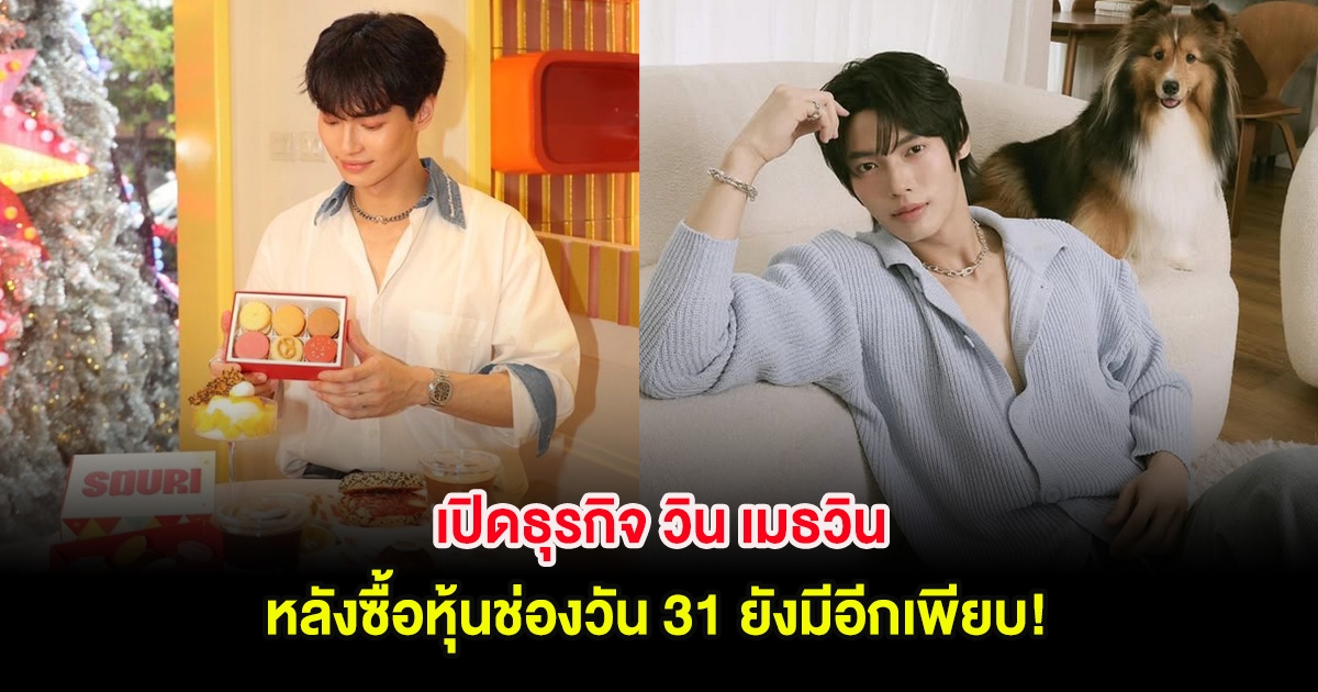 เปิดธุรกิจ วิน เมธวิน หลังซื้อหุ้นช่องวัน 31 ยังมีอีกเพียบ!