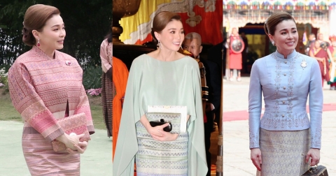 สง่างาม พระราชินี ทรงเผยผ้าไทยสู่สายตาชาวโลก