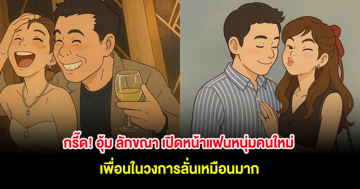 กรี๊ด! อุ้ม ลักขณา เปิดหน้าแฟนหนุ่มคนใหม่ เพื่อนในวงการลั่นเหมือนมาก