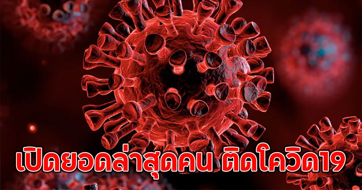 เปิดยอดล่าสุดคน ติดโควิด19 พบผู้ป่วยรายใหม่
