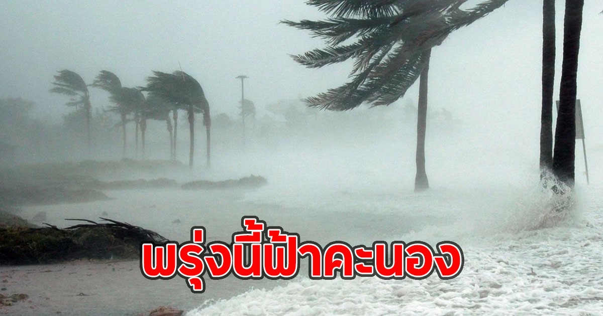 พรุ่งนี้ฟ้าคะนอง เตือนจังหวัดเตรียมรับมือ