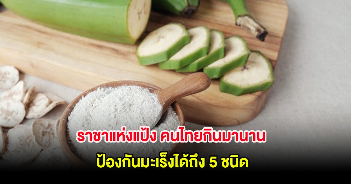ผลไม้ 1 ชนิด ราชาแห่งแป้ง คนไทยกินมานาน ป้องกันมะเร็งได้ถึง 5 ชนิด