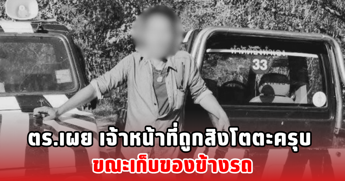ตร.เผย เจ้าหน้าที่ถูกสิงโตตะครุบ ขณะเก็บของข้างรถ