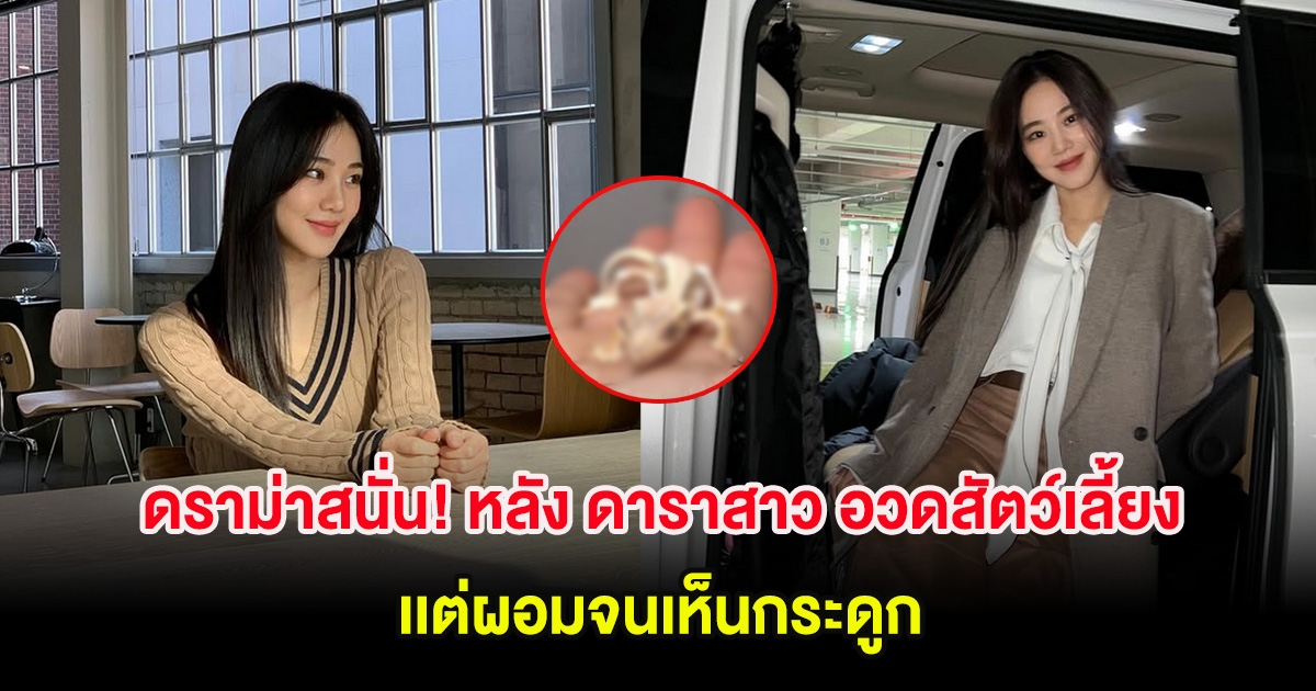 ดราม่าสนั่น! หลัง ดาราสาว อวดสัตว์เลี้ยงกลางรายการ เเต่ผอมจนเห็นกระดูก (ต่างประเทศ)