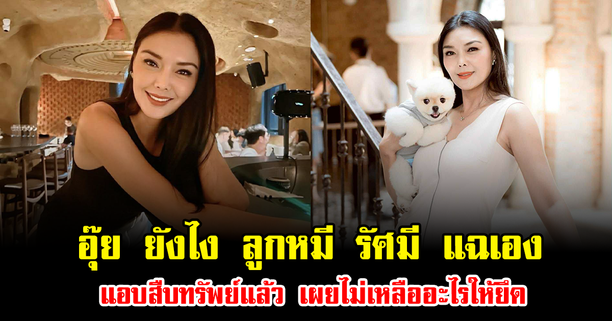 อุ๊ย ยังไง ลูกหมี รัศมี แฉเอง แอบสืบทรัพย์แล้ว เผยไม่เหลืออะไรให้ยึด
