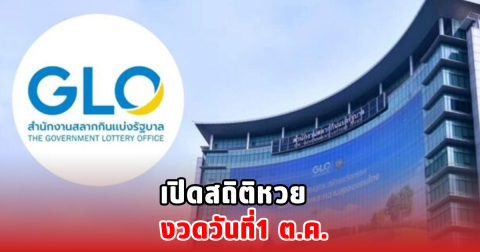 เปิดสถิติหวย งวดวันที่1 ต.ค.