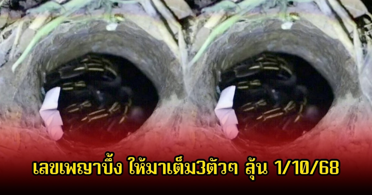 ให้มาเต็ม3ตัวๆ เลขเพญาบึ้ง ลุ้นโชควันที่ 1 ต.ค. 68