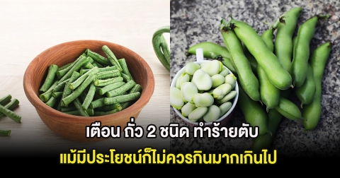 เตือน ถั่ว 2 ชนิด ทำร้ายตับ แม้มีประโยชน์ก็ไม่ควรกินมากเกินไป