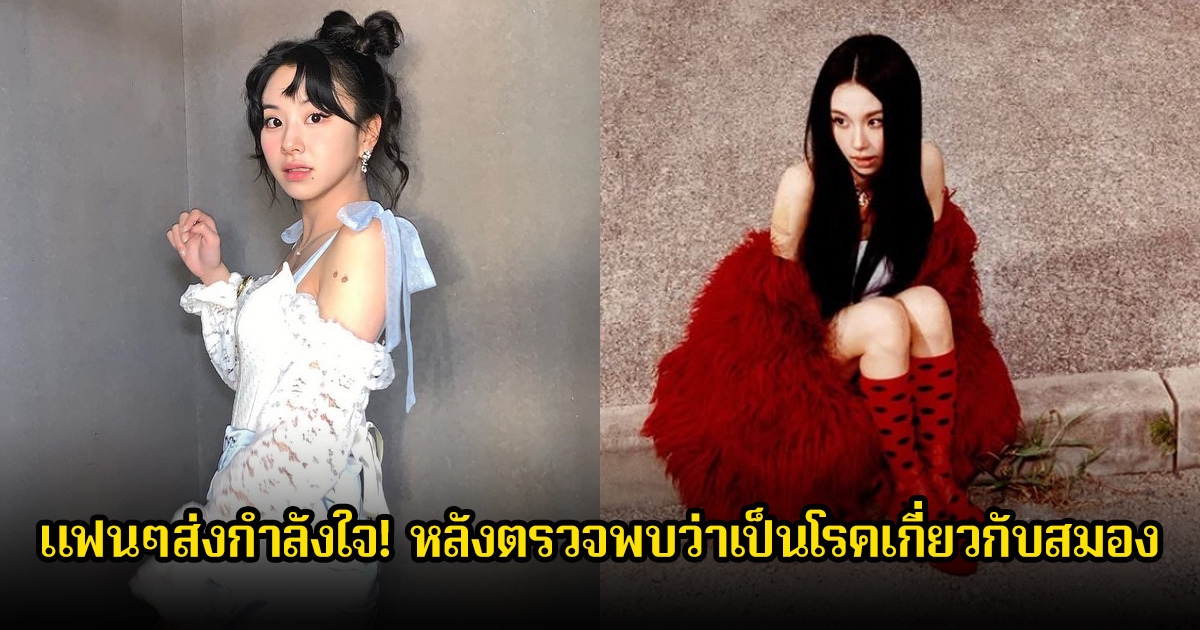 แฟนๆส่งกำลังใจ! นักร้องสาว ตรวจพบว่าเป็นโรคเกี่ยวกับสมอง ต้องหยุดพักกิจกรรมทั้งหมด (ข่าวต่างประเทศ)