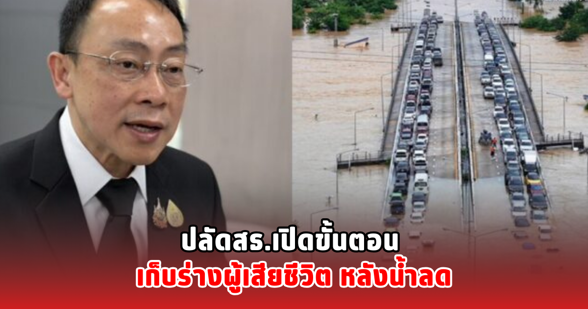 ปลัดสธ.เปิดขั้นตอน เก็บร่างผู้เสียชีวิต หลังน้ำลด