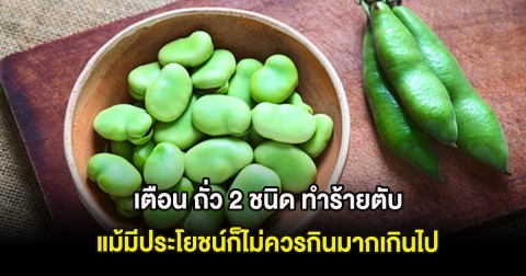 เตือน ถั่ว 2 ชนิด ทำร้ายตับ แม้มีประโยชน์ก็ไม่ควรกินมากเกินไป