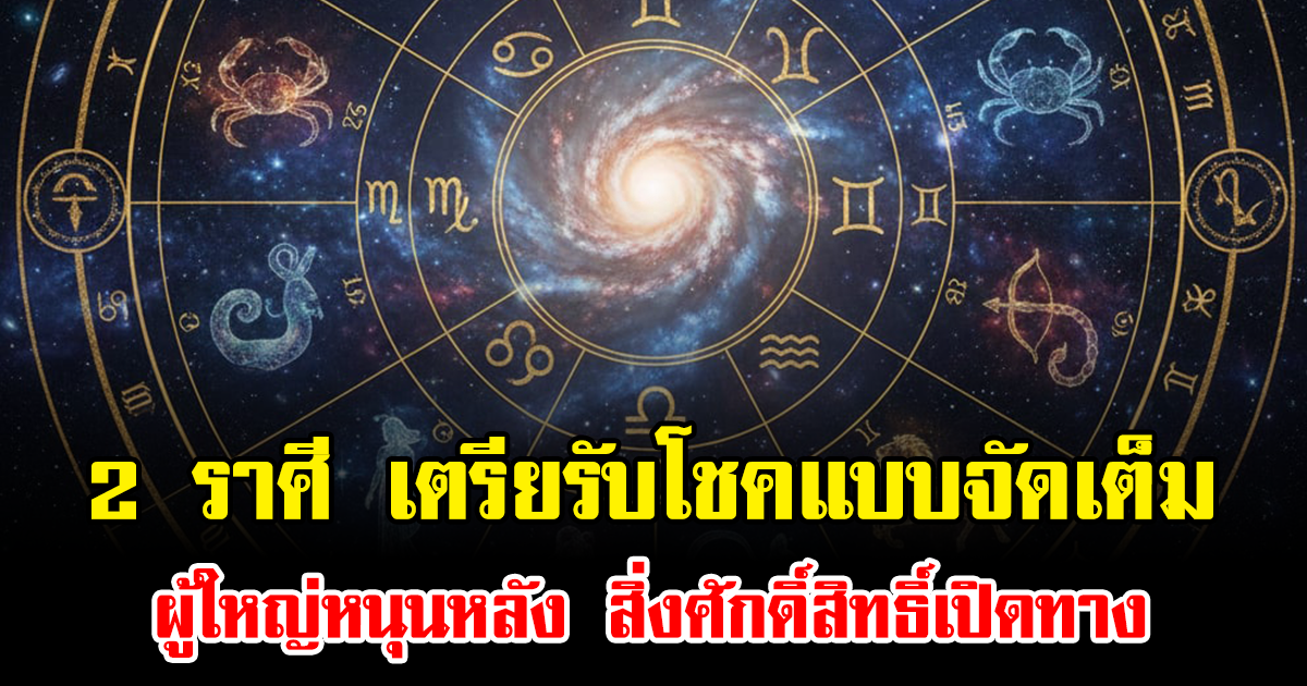 ดวงแรงทะลุเพดาน 2 ราศี เตรียรับโชคแบบจัดเต็ม ผู้ใหญ่หนุนหลัง สิ่งศักดิ์สิทธิ์เปิดทาง