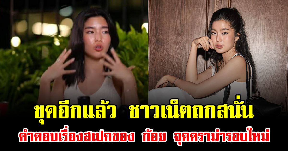 ขุดอีกแล้ว ชาวเน็ตถกสนั่น คำตอบเรื่องสเปคของ ก้อย อรัชพร จุดดราม่ารอบใหม่