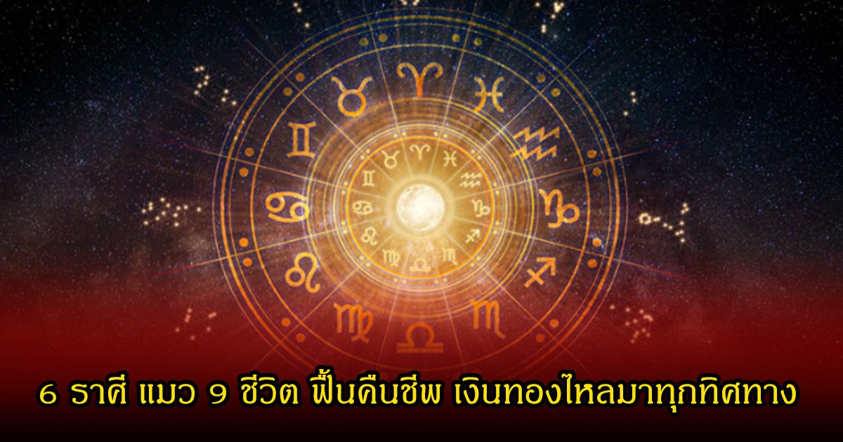 หมอบอย ได้เผย 6 ราศี แมว 9 ชีวิต ฟื้นคืนชีพ เงินทองไหลมาทุกทิศทาง จะมีข่าวดี
