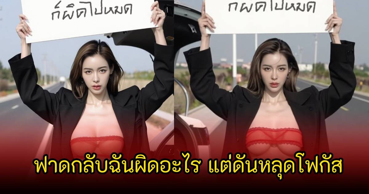 สีแดงแรงฤทธิ์! ไอซ์ ปรีชญา โพสต์ลุคล่าสุดสะเทือนความแซ่บมาก ลั่นฉันผิดอะไร ปมดราม่าใช้รูปAI