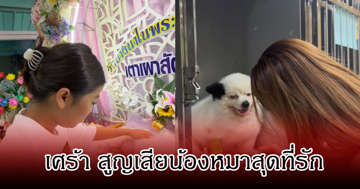 หญิง รฐา โพสต์ข่าวเศร้า หลังสูญเสียน้องร่ำรวย หลังอยู่ด้วยกันนานถึง 11 ปี