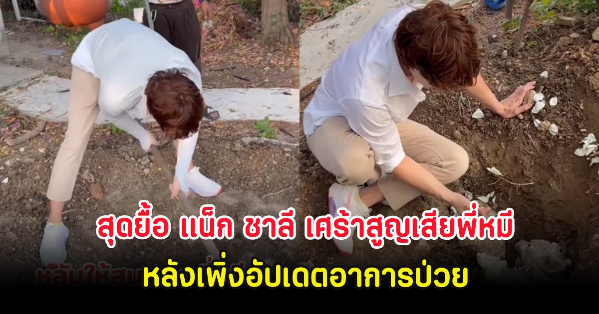 สุดยื้อ แน็ก ชาลี เศร้าสูญเสียพี่หมี หลังเพิ่งอัปเดตอาการป่วย