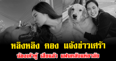 ส่งกำลังใจด่วน หลิงหลิง คอง แจ้งข่าวเศร้า น้องเต้าหู้ เสียแล้ว แฟนคลับแห่อาลัย
