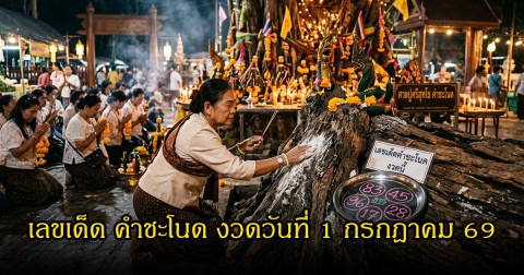 เลขเด็ด คำชะโนด งวดวันที่ 1 กรกฎาคม 69